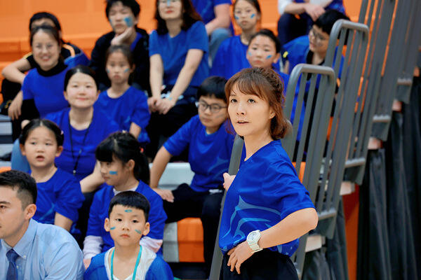 学生集会 - 首次学院活动,南通惠立学校